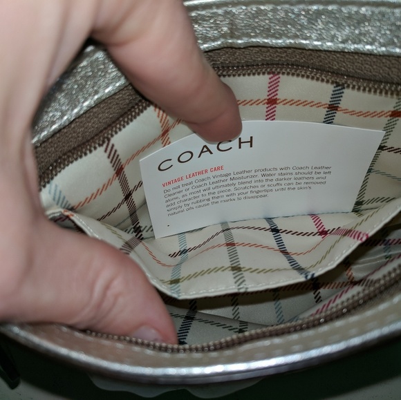 Authentic in like new condition silver Coach wrist - Picture 2 of 5